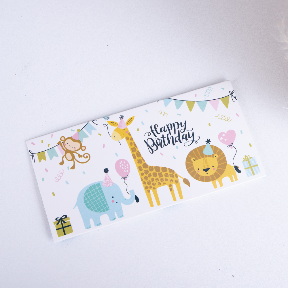 конверт для денег "HAPPY BIRTHDAY" детский